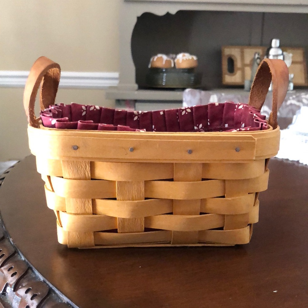 Small Longaberger Basket Signed 1998